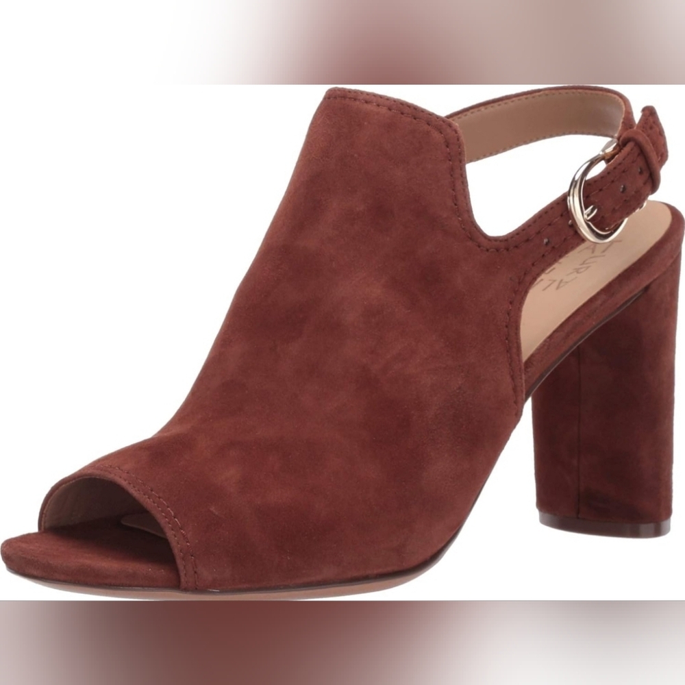 Naturalizer | Rust Brown Raquel Slingback Heels Sz 11 NEW!